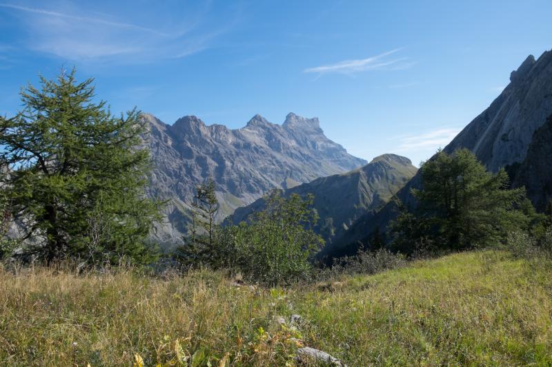 Diablerets, tour d'Anzeinde depuis le Châtelet