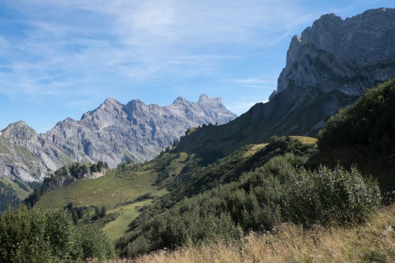 Le Châtelet, les Diablerets, et le massif central de l'Argentine