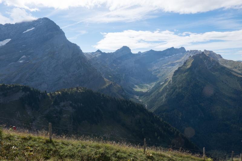 Grand Muveran, Dent Favre, Dents de Morcles, Pointe des Savolaires, et Vallon de Nant